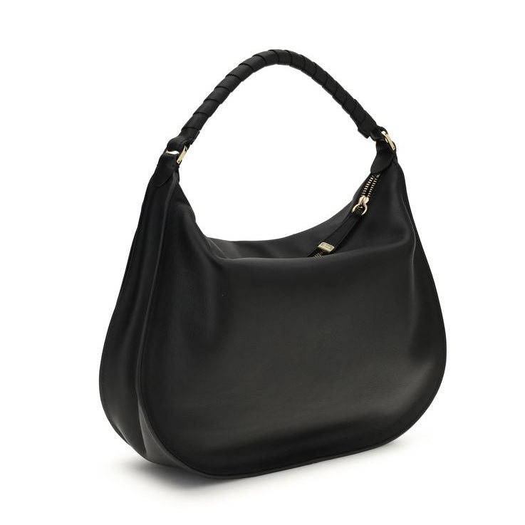 Black Calf Leather Bos Taurus Shoulder Bag Chloé