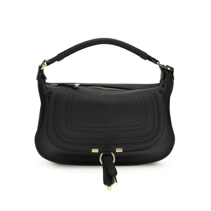 Bolso cruzado Chloé Bos Taurus de piel de becerro negra