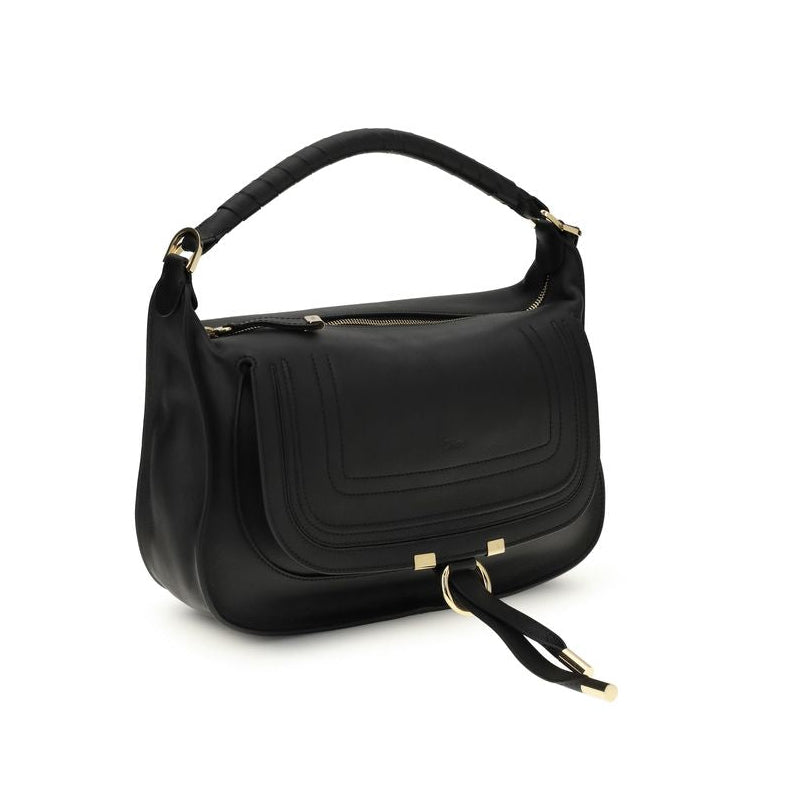 Bolso cruzado Chloé Bos Taurus de piel de becerro negra
