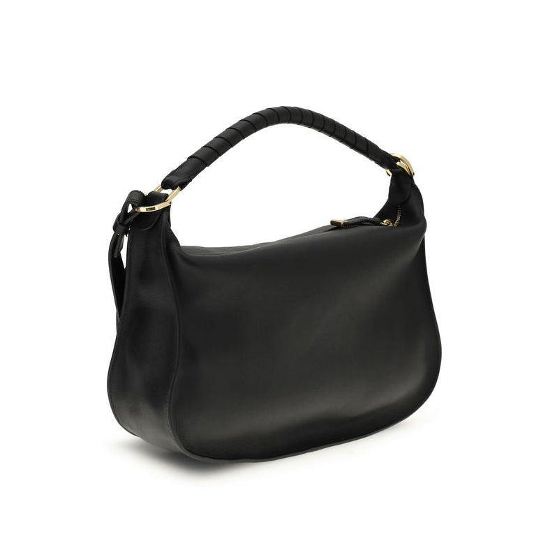 Bolso cruzado Chloé Bos Taurus de piel de becerro negra