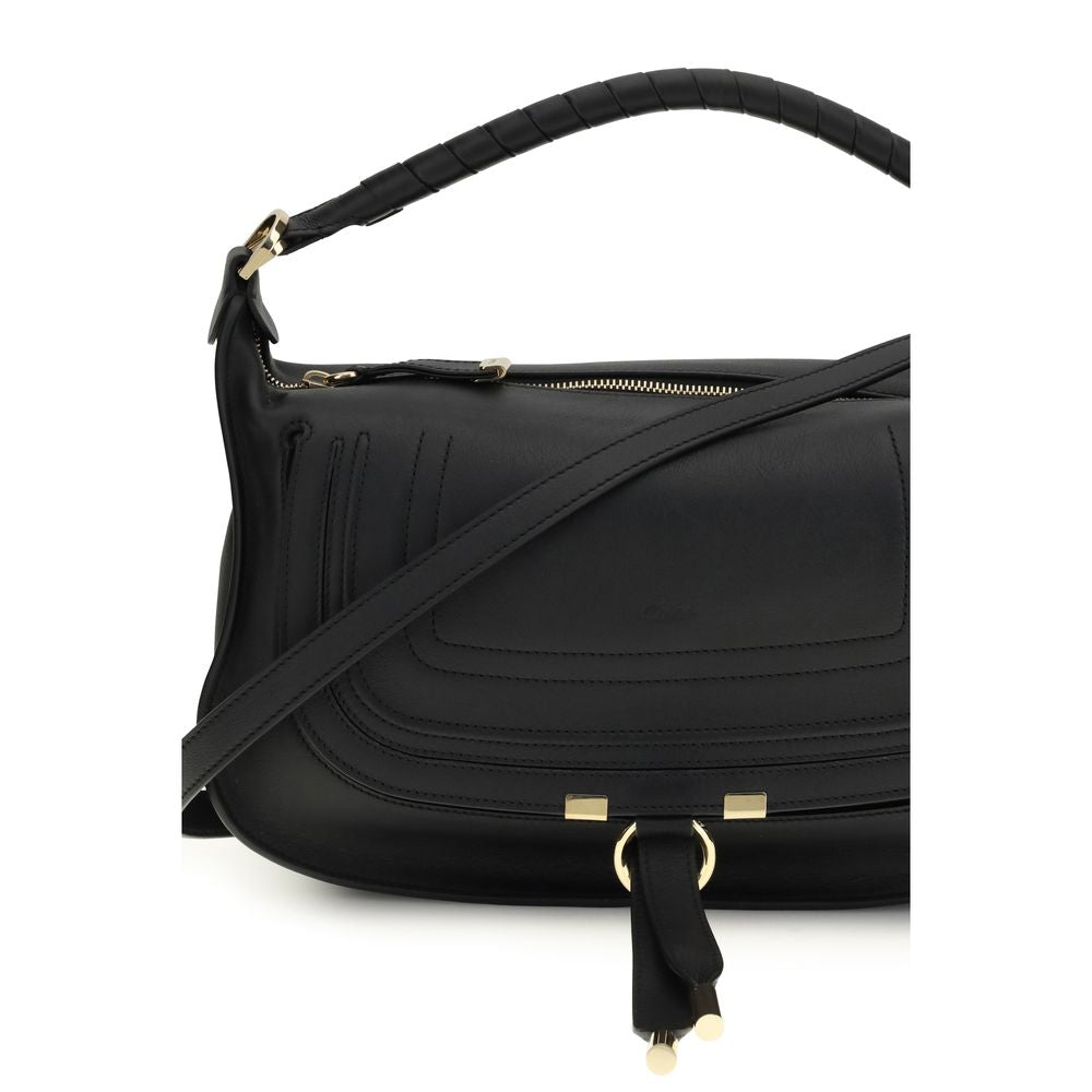 Bolso cruzado Chloé Bos Taurus de piel de becerro negra