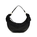 Bolso de hombro Bos Taurus de piel de becerro negra Coccinelle