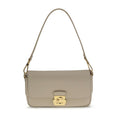 Sac bandoulière Bos Taurus en cuir de veau beige Coccinelle