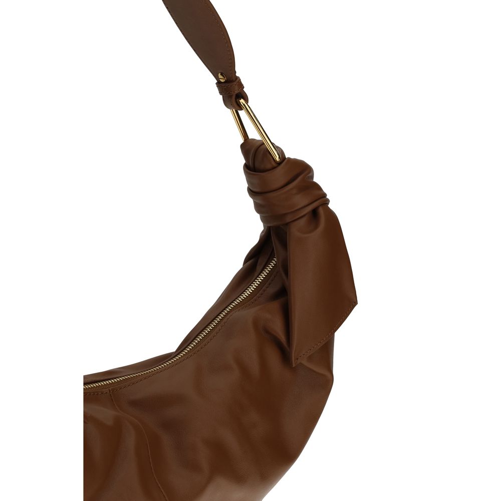 Sac bandoulière Bos Taurus en cuir de veau marron Coccinelle