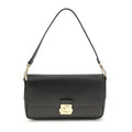 Sac bandoulière Bos Taurus en cuir de veau noir Coccinelle