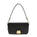 Sac bandoulière Bos Taurus en cuir de veau noir Coccinelle