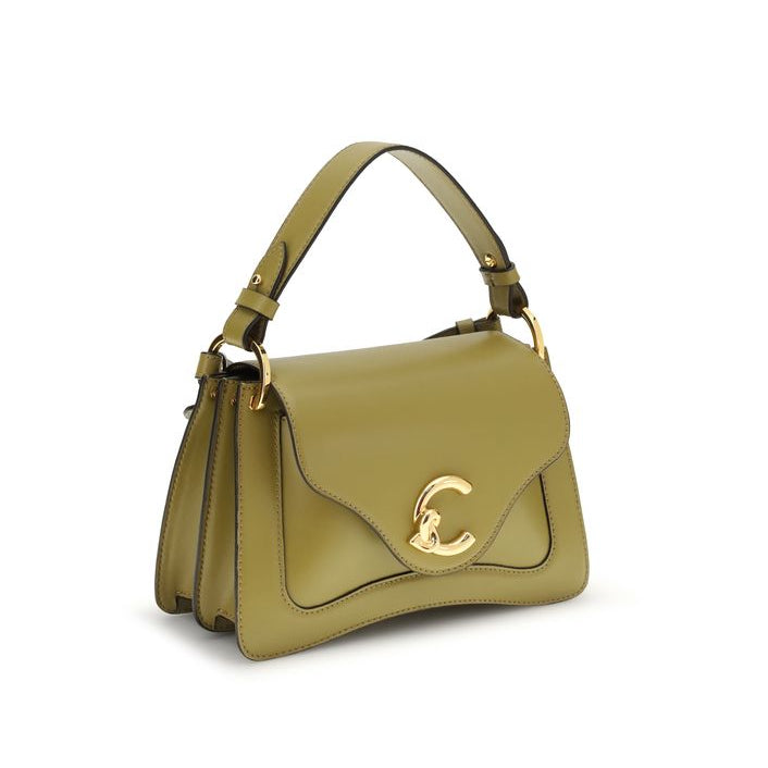 Bolso de mano Bos Taurus de piel de becerro bicolor Coccinelle