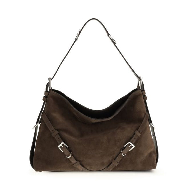 Sac bandoulière Bos Taurus en cuir de veau noir Givenchy