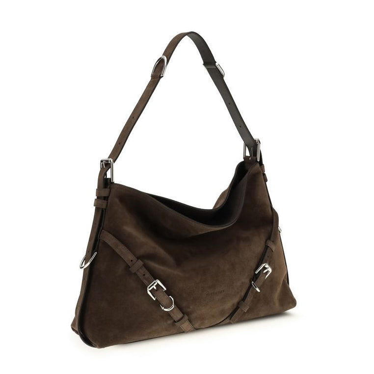 Sac bandoulière Bos Taurus en cuir de veau noir Givenchy