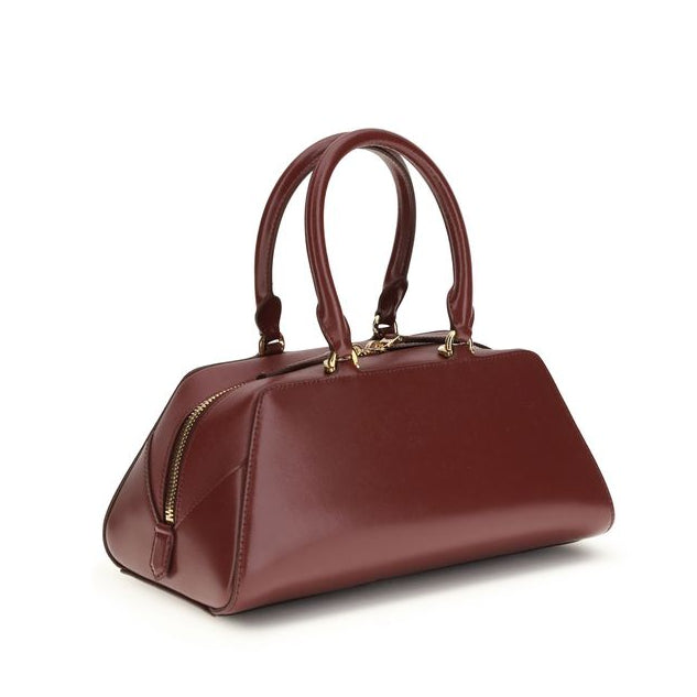 Bolso de mano Bos Taurus de piel de becerro burdeos Givenchy