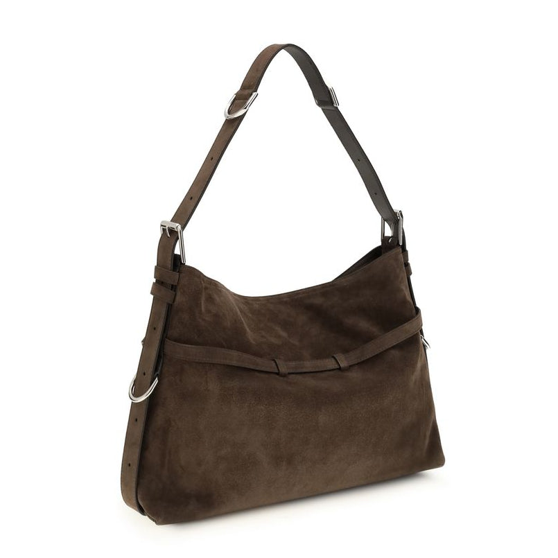 Sac bandoulière Bos Taurus en cuir de veau noir Givenchy