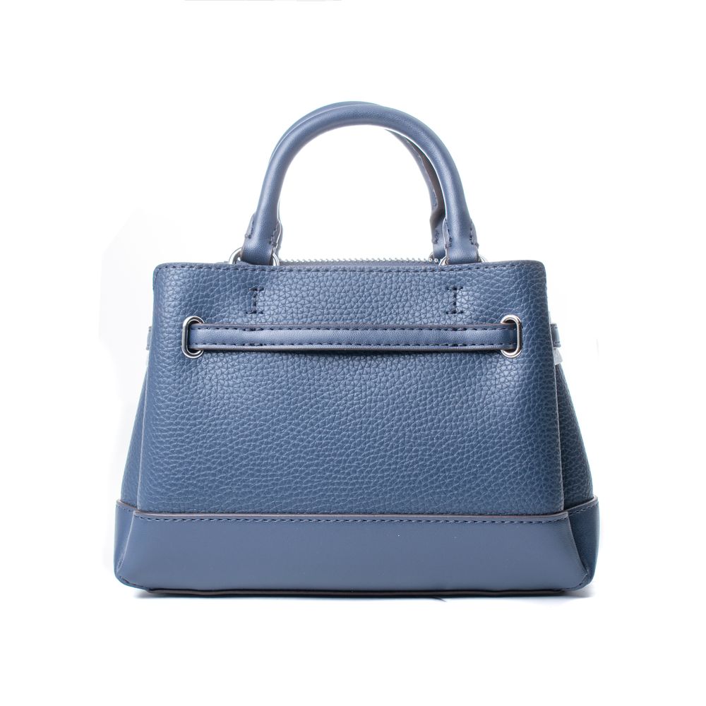 Sac à main en fourrure bleue Michael Kors