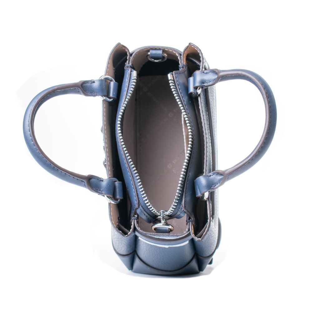 Sac à main en fourrure bleue Michael Kors