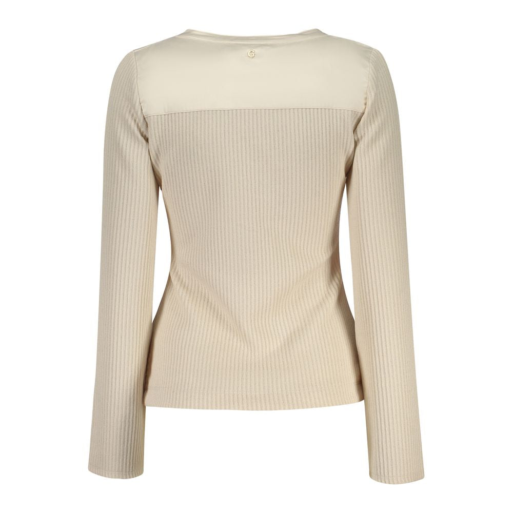 Pull beige en polyester Guess