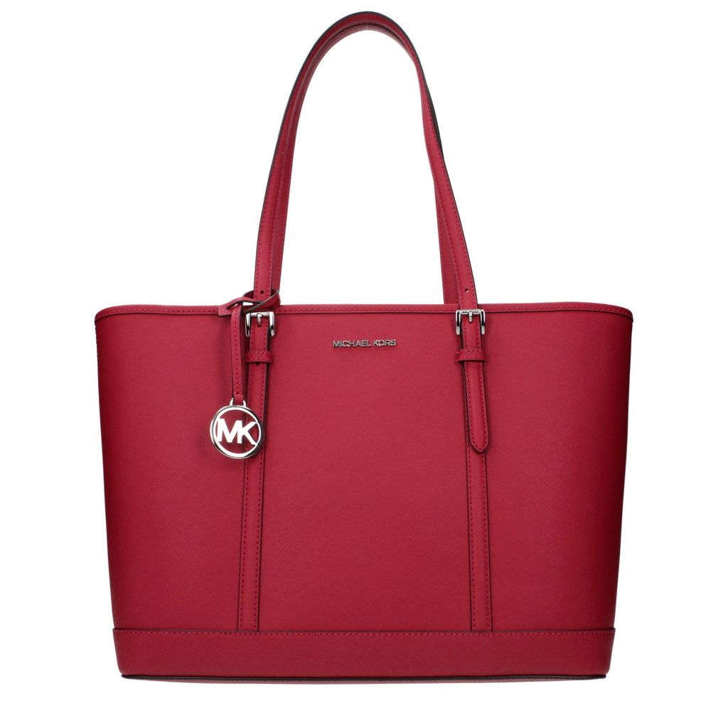 Sac à main en cuir rouge Michael Kors