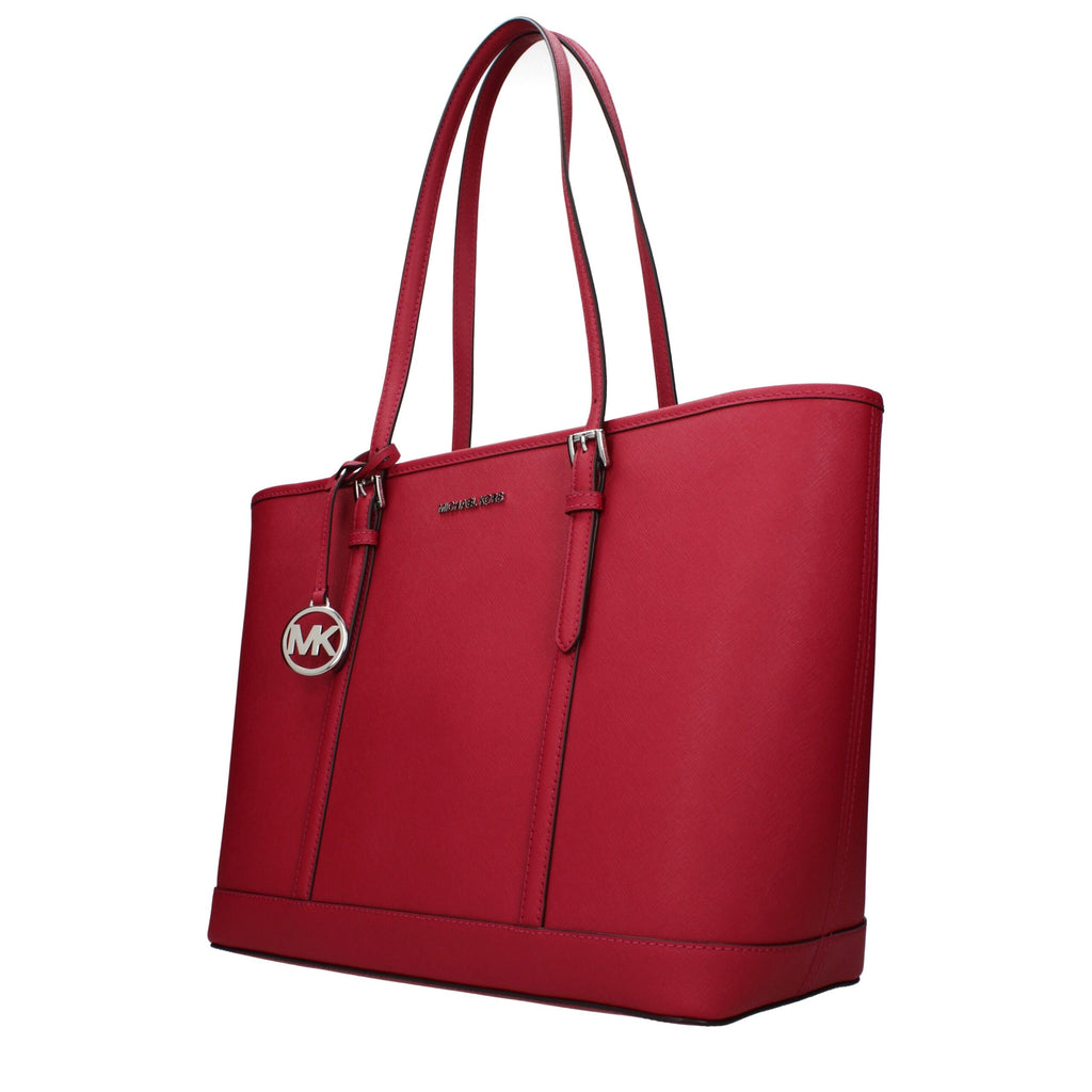 Sac à main en cuir rouge Michael Kors
