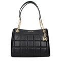 Bolso bandolera de cuero negro Michael Kors