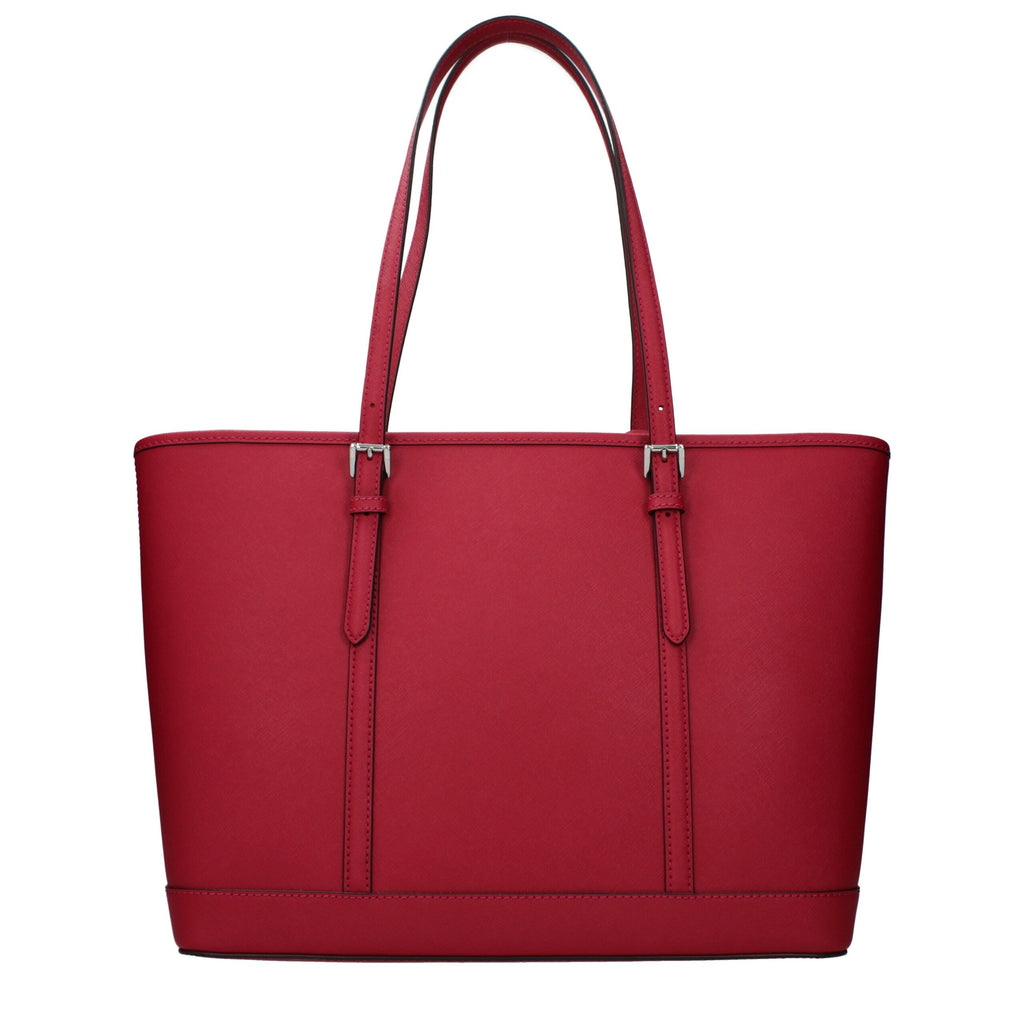 Sac à main en cuir rouge Michael Kors
