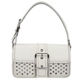 Sac bandoulière en cuir blanc Michael Kors