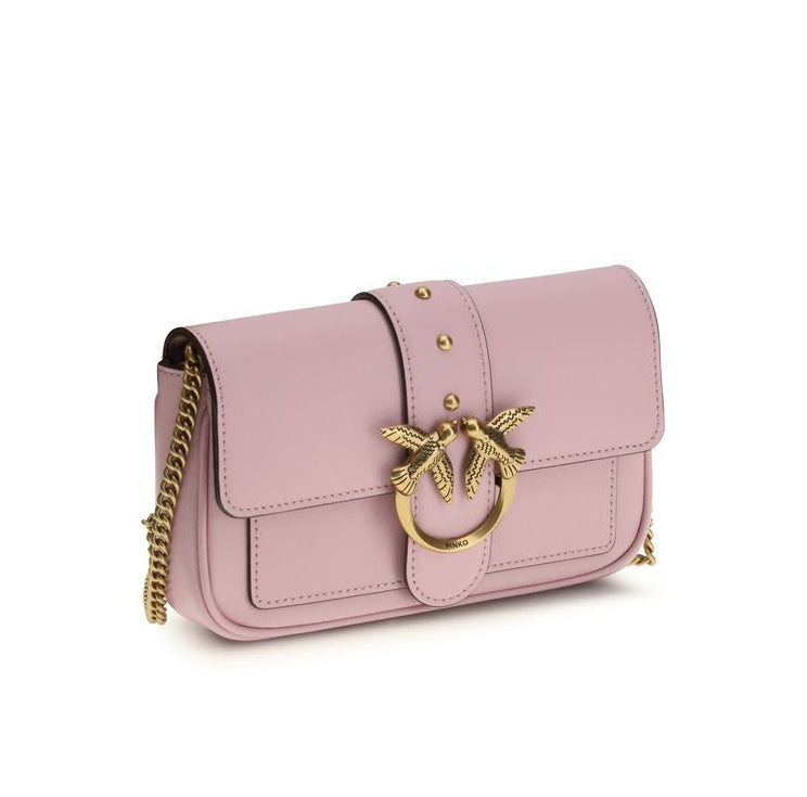 Sac bandoulière Bos Taurus en cuir de veau Pinko