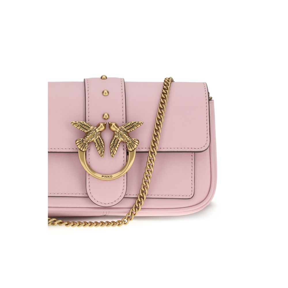 Sac bandoulière Bos Taurus en cuir de veau Pinko