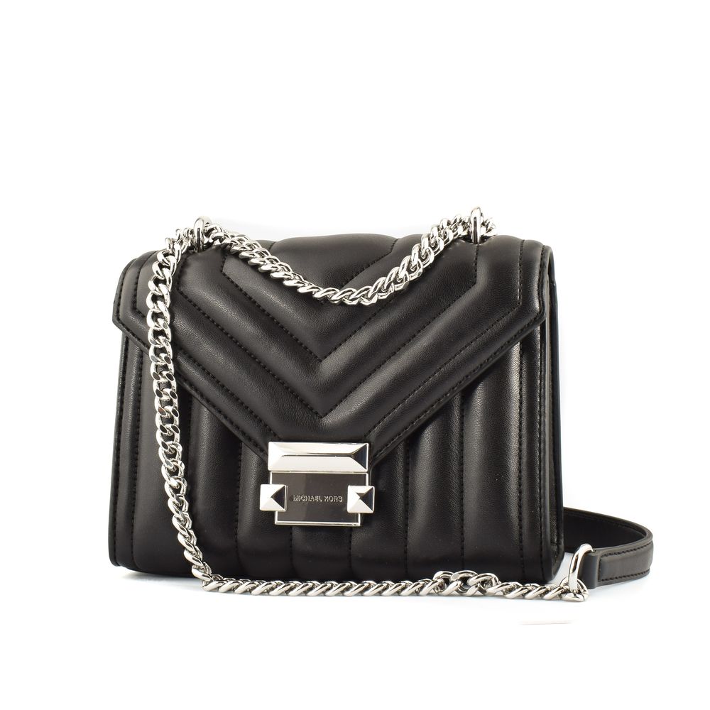 Michael Kors Black Leather Crossbody Bag