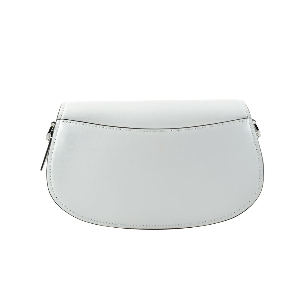 Sac bandoulière en cuir blanc Michael Kors
