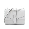 Sac bandoulière en cuir blanc Michael Kors