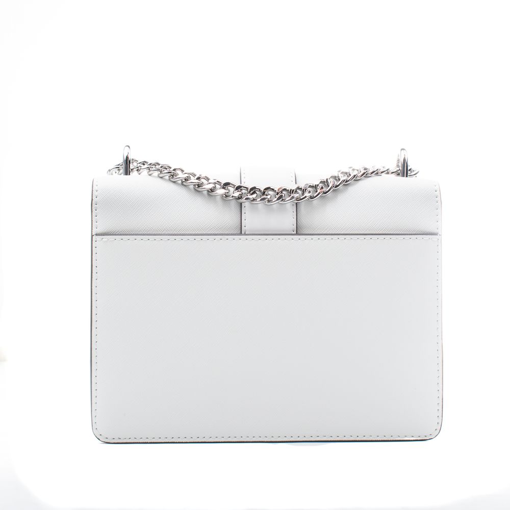 Sac bandoulière en cuir blanc Michael Kors