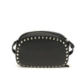 Bolso bandolera Bos Taurus de piel de becerro negra Valentino Garavani