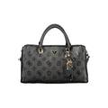 Sac à main en polyuréthane noir Guess