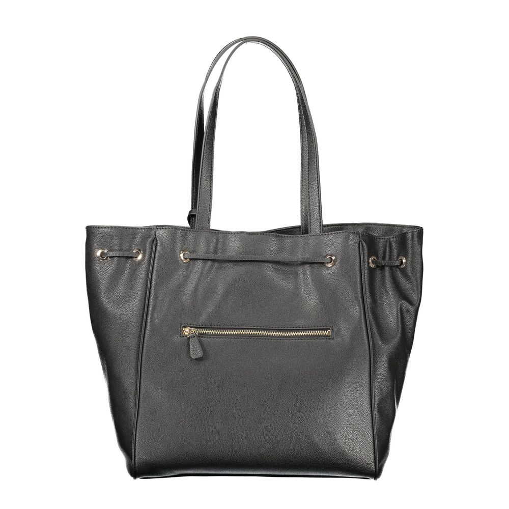 Sac à main en polyuréthane noir Guess