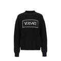 Pull en laine noire Versace