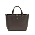 Sac à main Bos Taurus en cuir de veau marron Burberry