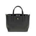 Sac à main Bos Taurus en cuir de veau noir Burberry