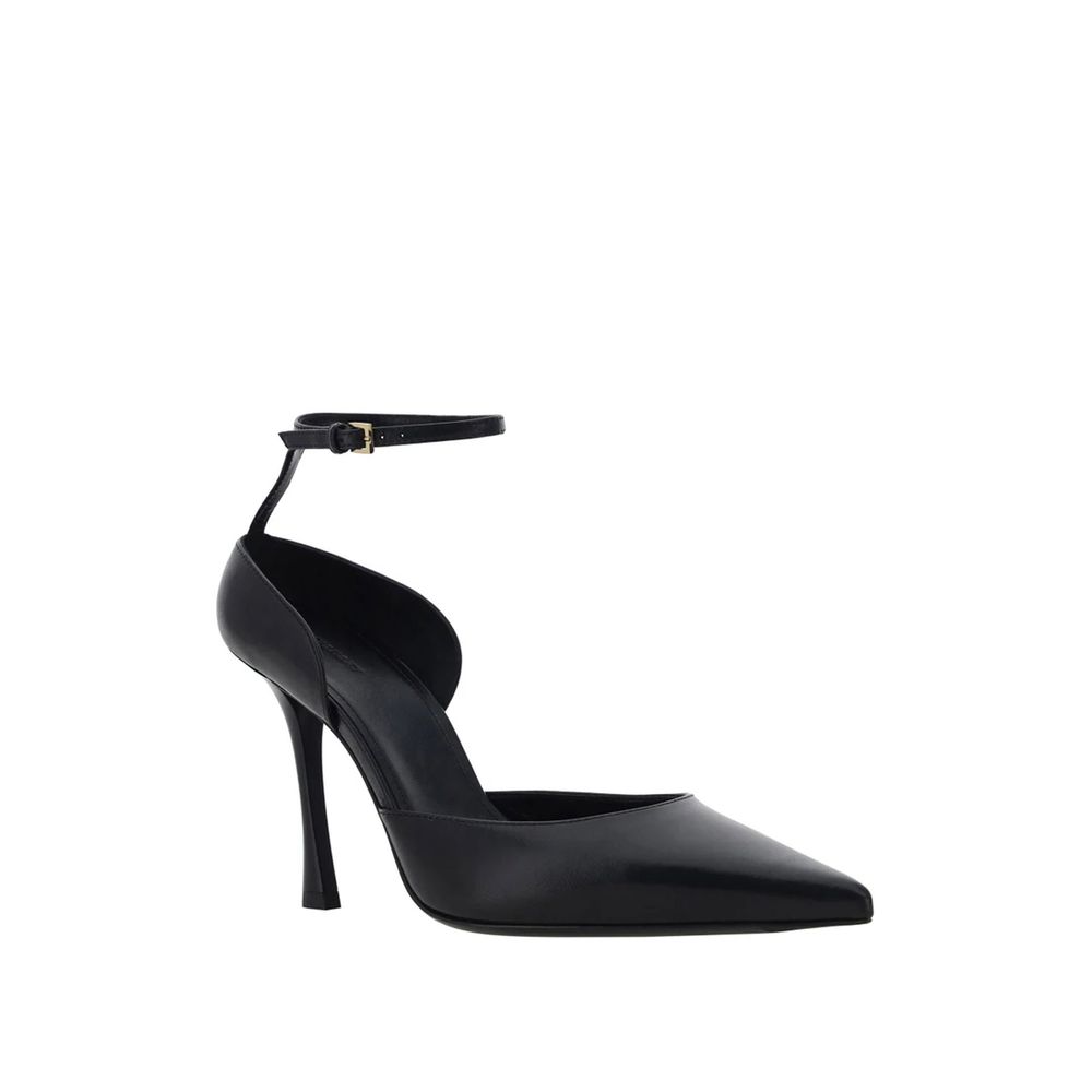 Escarpins Givenchy à talons hauts en cuir d'agneau noir