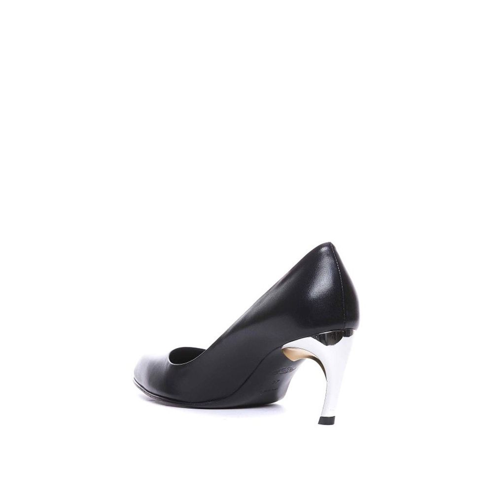 Escarpins Alexander McQueen à talons hauts en cuir d'agneau noir
