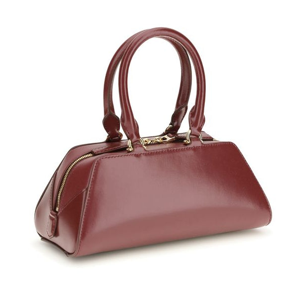 Sac à main Bos Taurus en cuir de veau bordeaux Givenchy