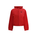 Sweat-shirt en coton rouge Balenciaga