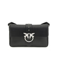 Sac bandoulière en cuir noir Pinko