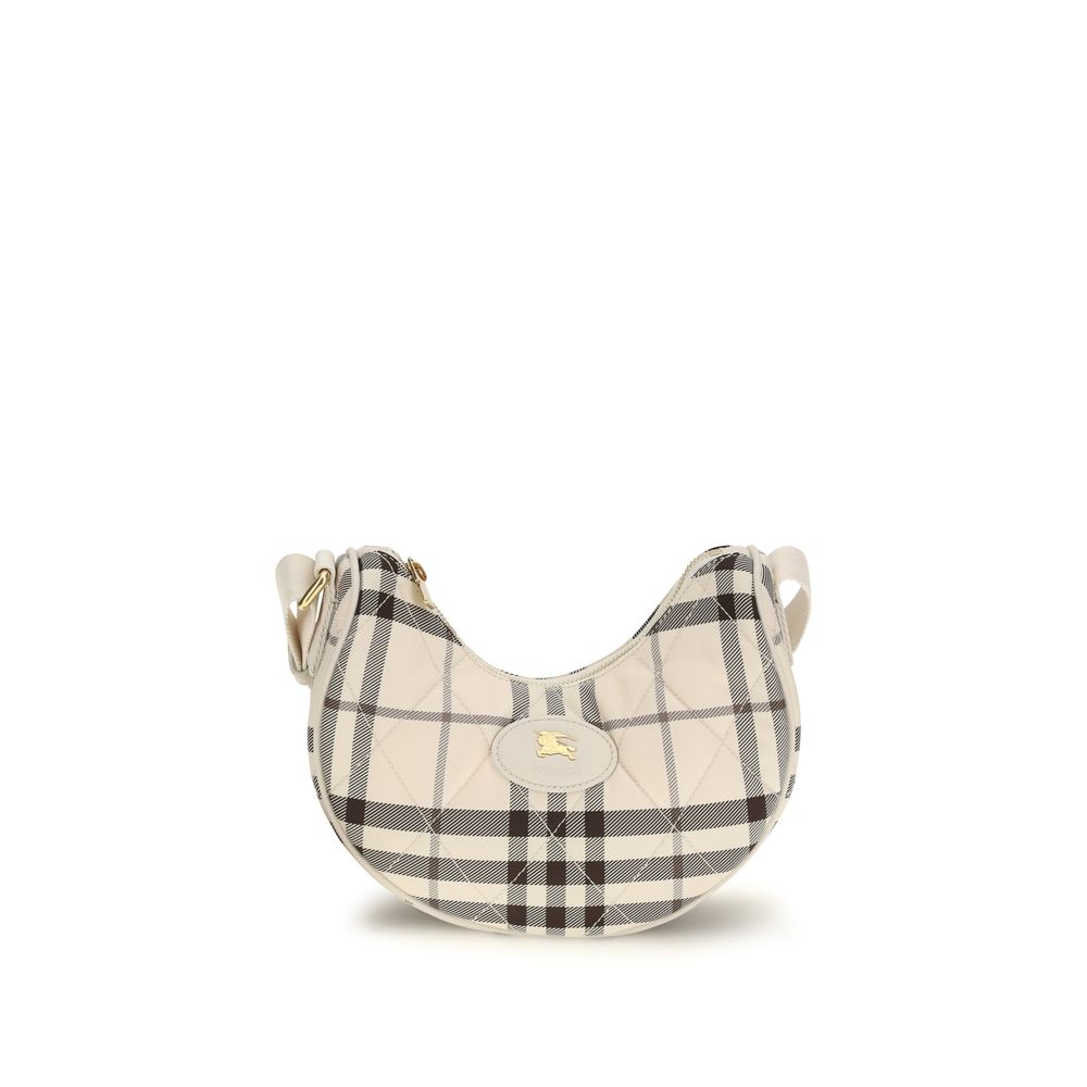 Sac bandoulière beige en polyamide Burberry