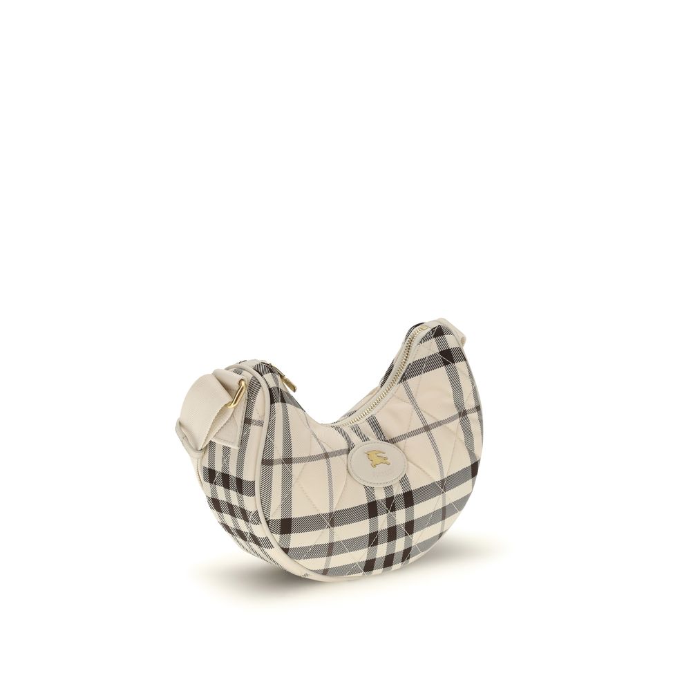 Sac bandoulière beige en polyamide Burberry