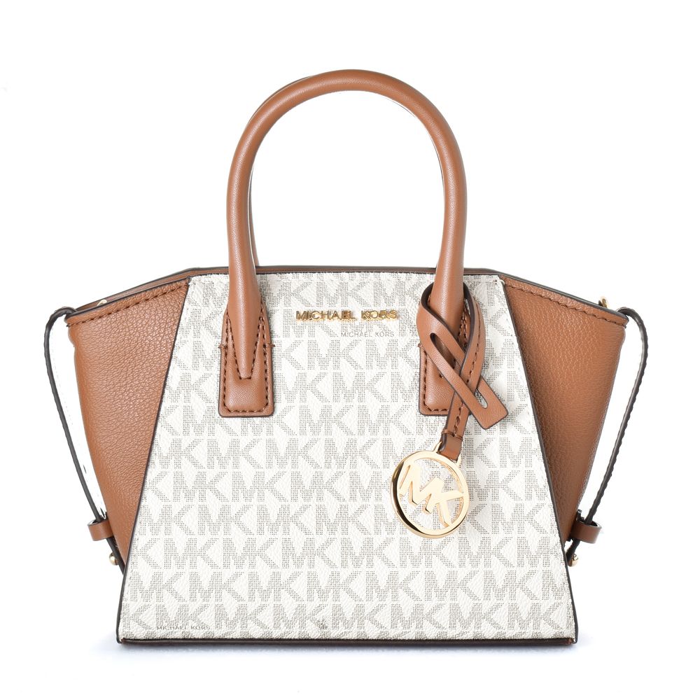 Sac à main en toile beige Michael Kors