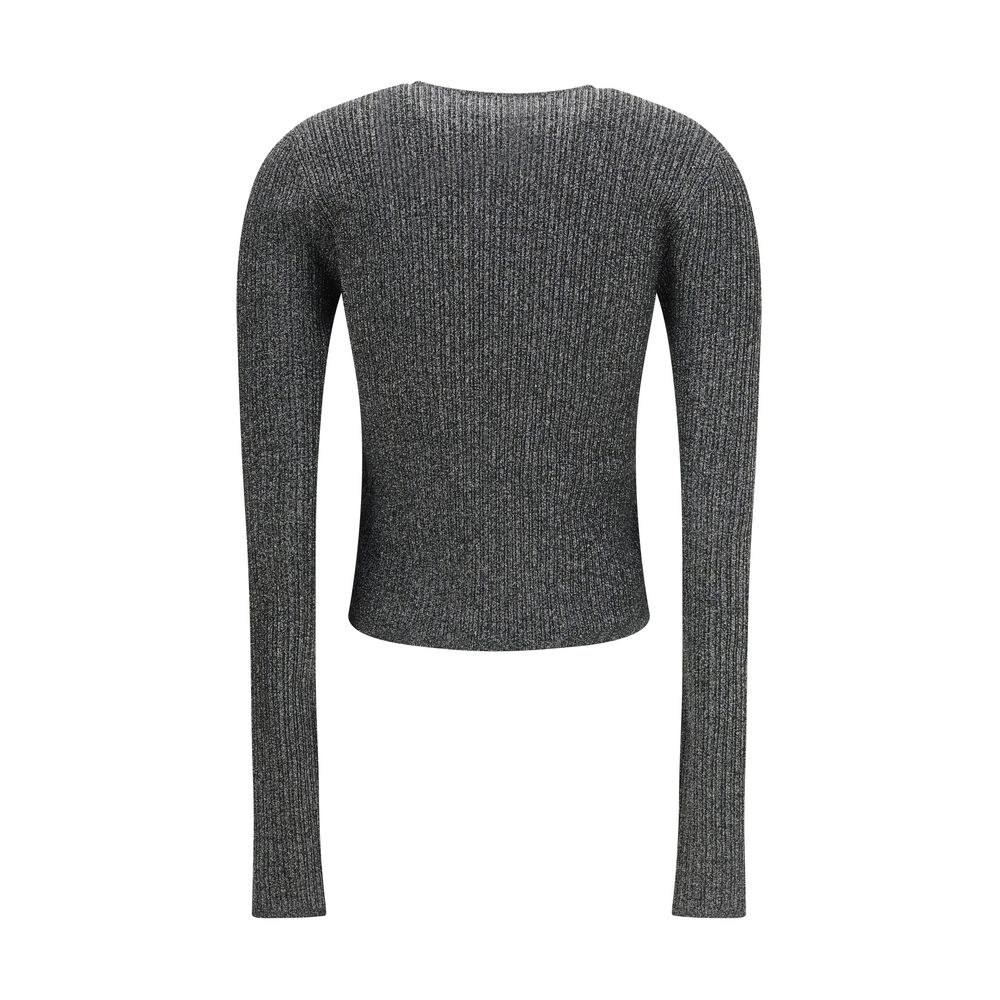 Gilet en viscose noire Amiri