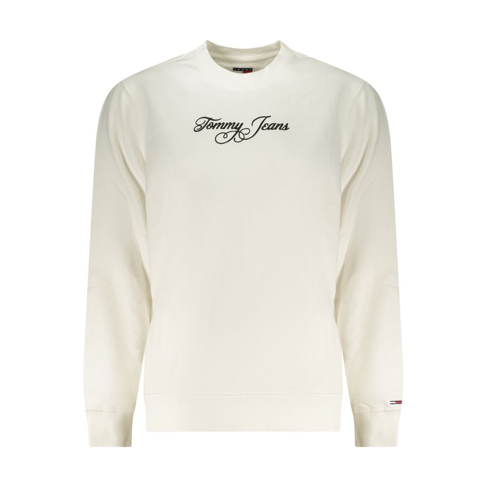 Sweat blanc en coton Tommy Hilfiger