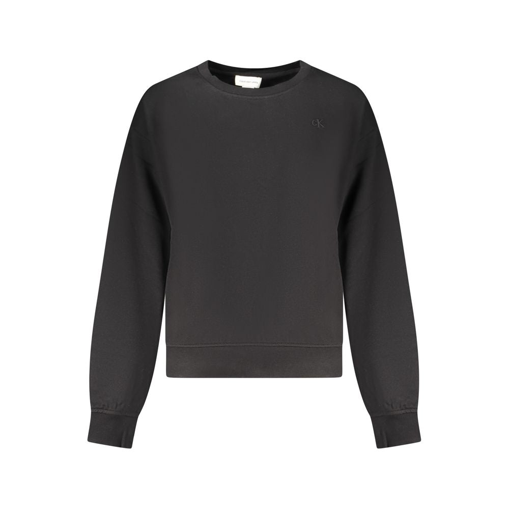 Sweat noir en coton Calvin Klein