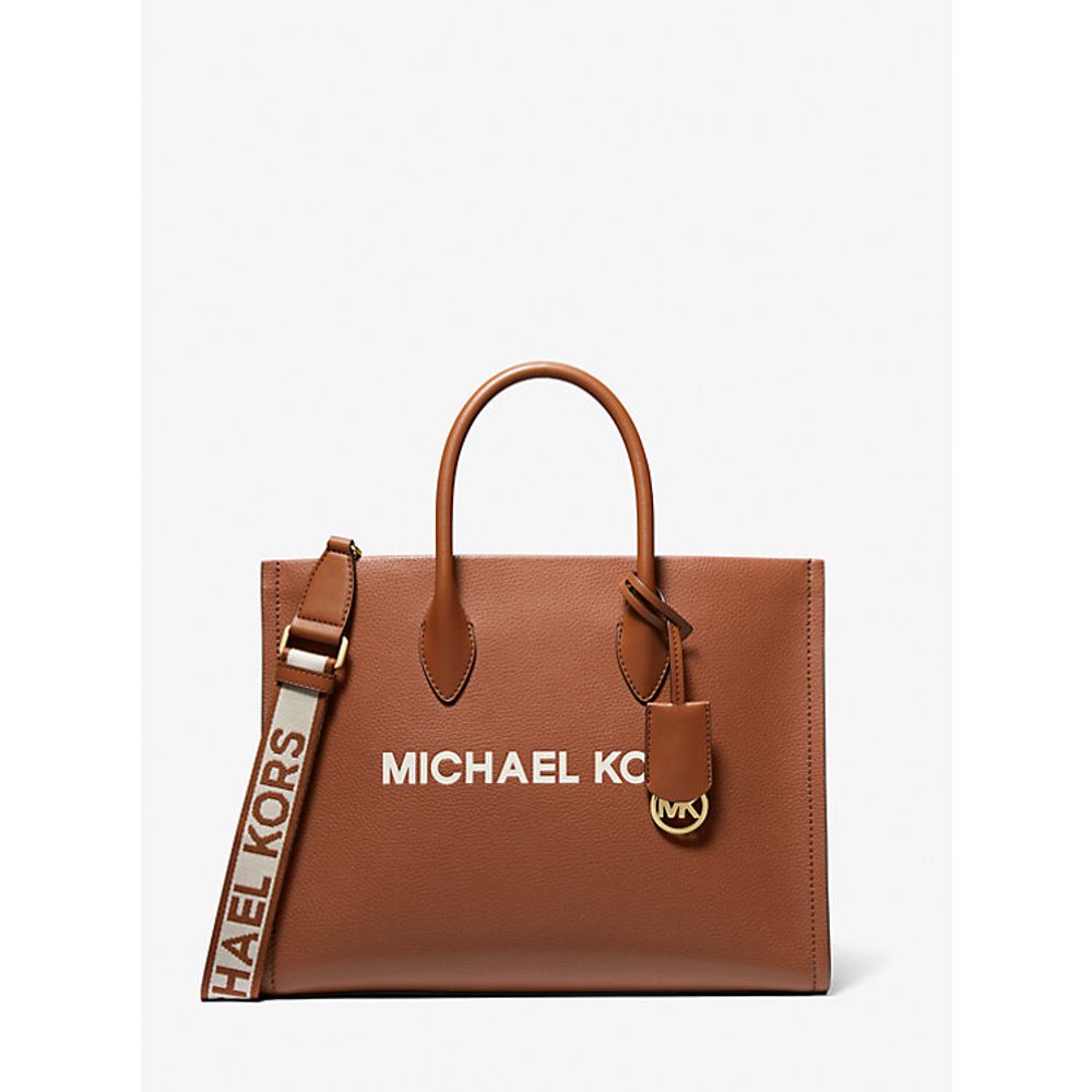 Sac à main en fourrure marron Michael Kors