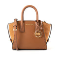 Sac à main en cuir marron Michael Kors