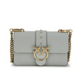 Gray Calf Leather Bos Taurus Shoulder Bag