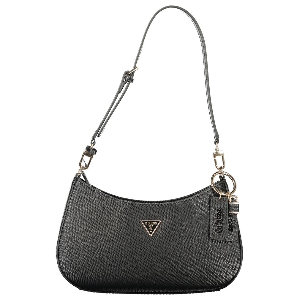 Sac à main noir en polyéthylène Guess